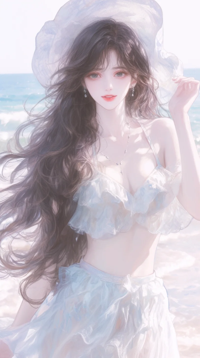 夏天的尾巴海边