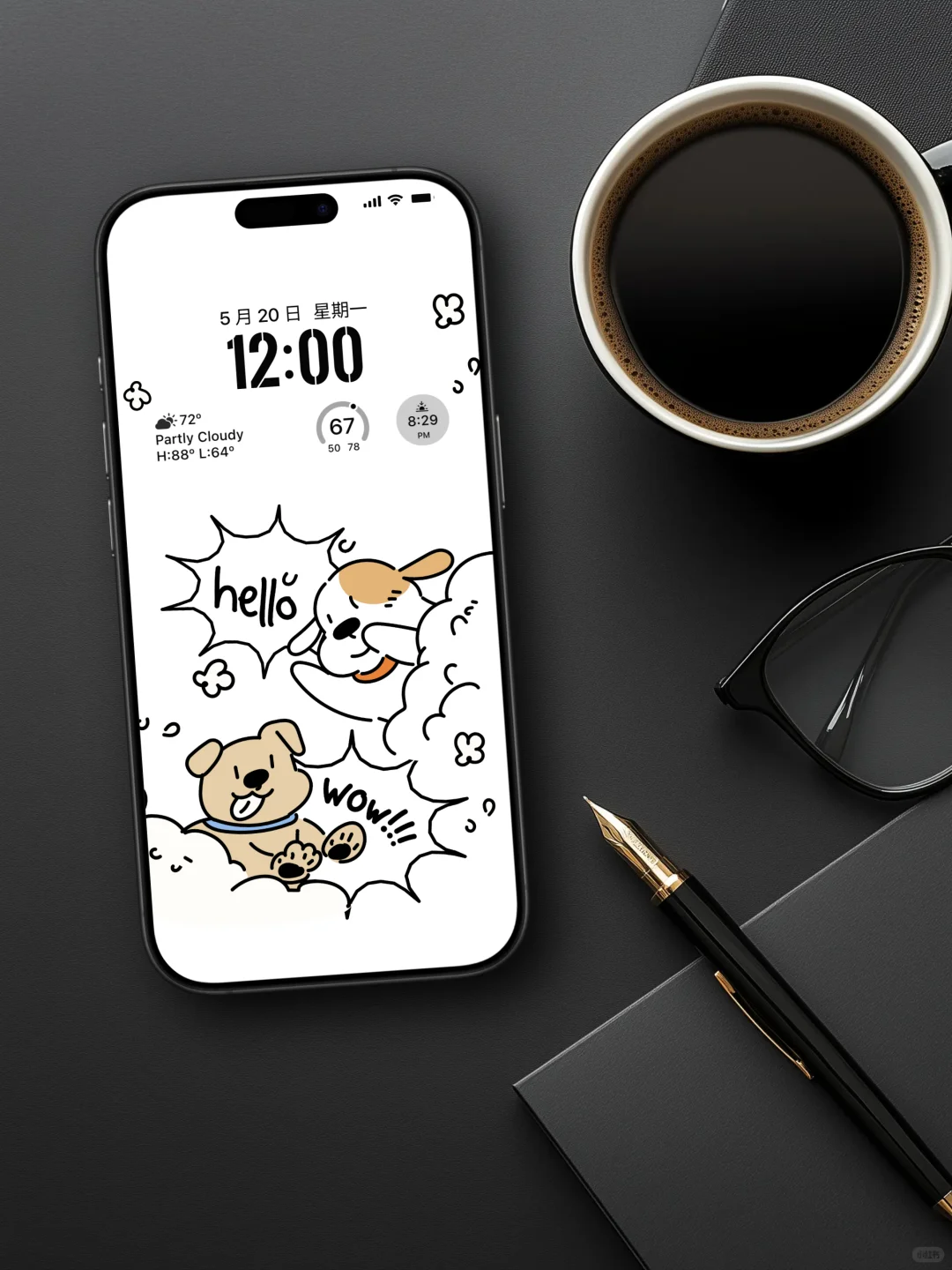 快乐小狗CP壁纸，治愈每一天