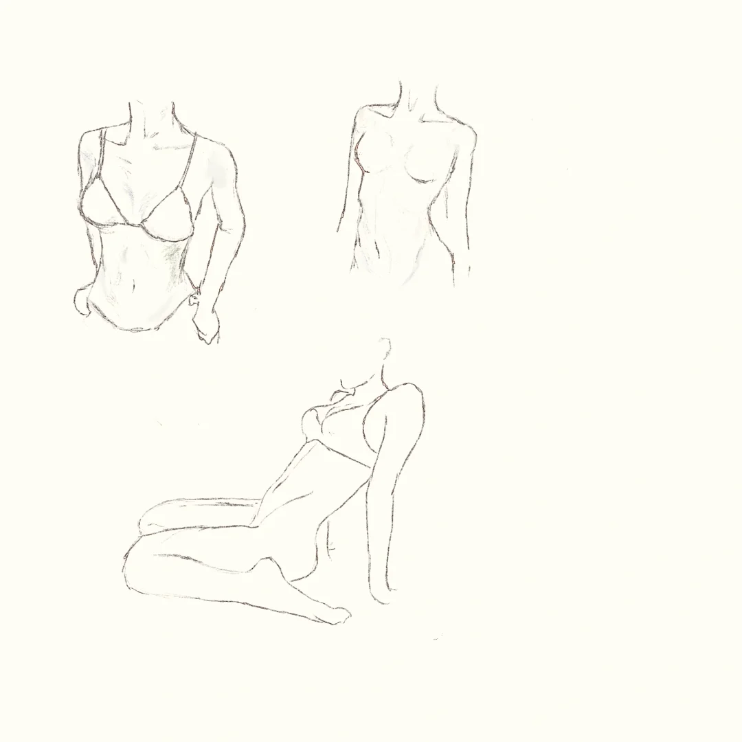 非常美丽的女性身体线条