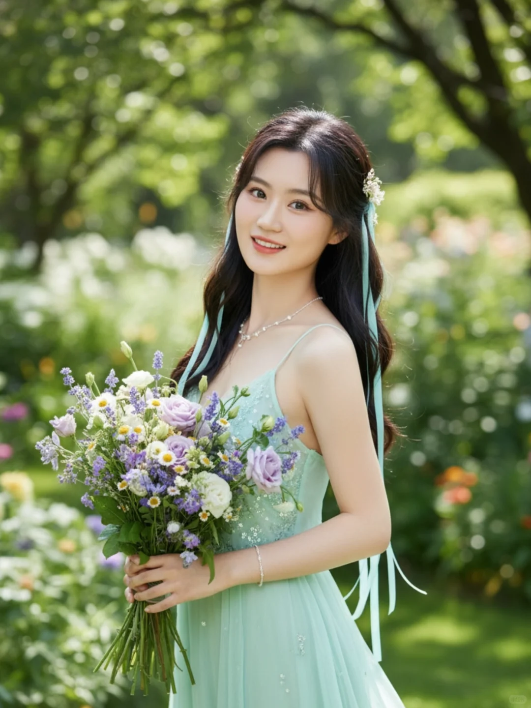 当我免费用AI拍到了森系仙女写真❗