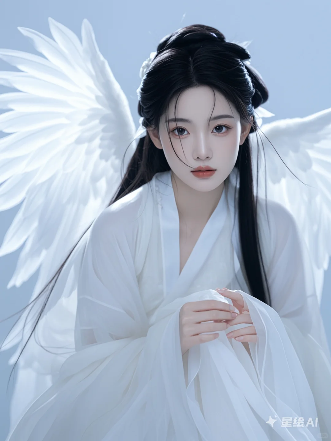 黑发天使｜数字写真