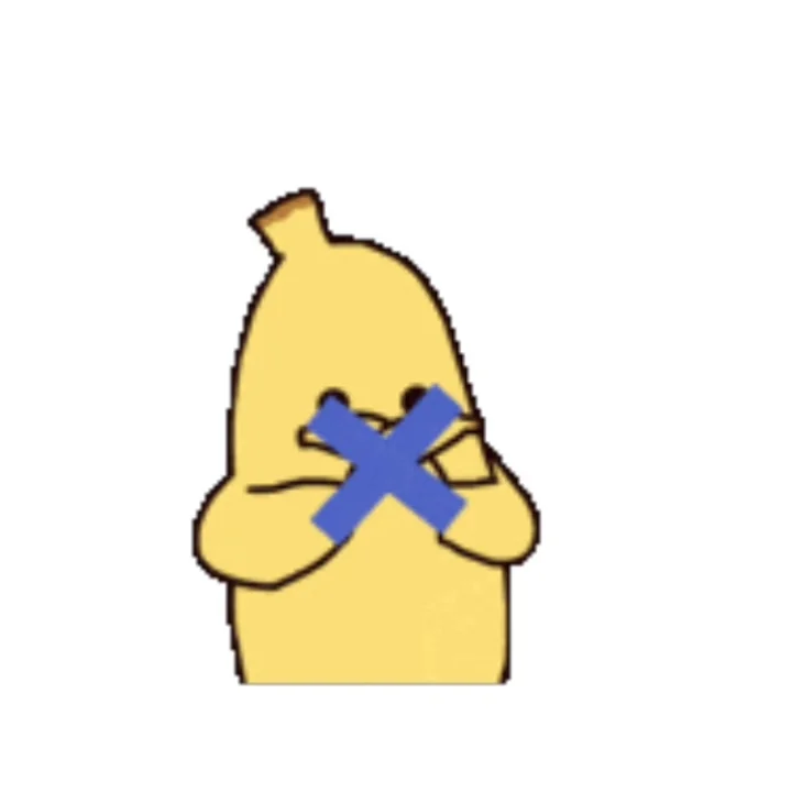 敲可爱の会动的香蕉表情包｜蕉蕉emo了