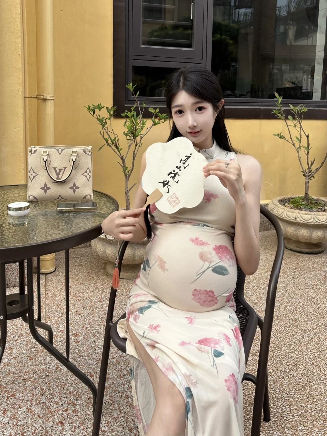 孕晚期体验了一回江南美人小腹婆🤰～