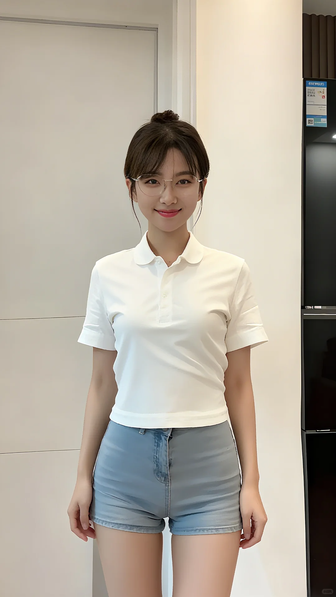 今天女朋友尝试新的穿搭