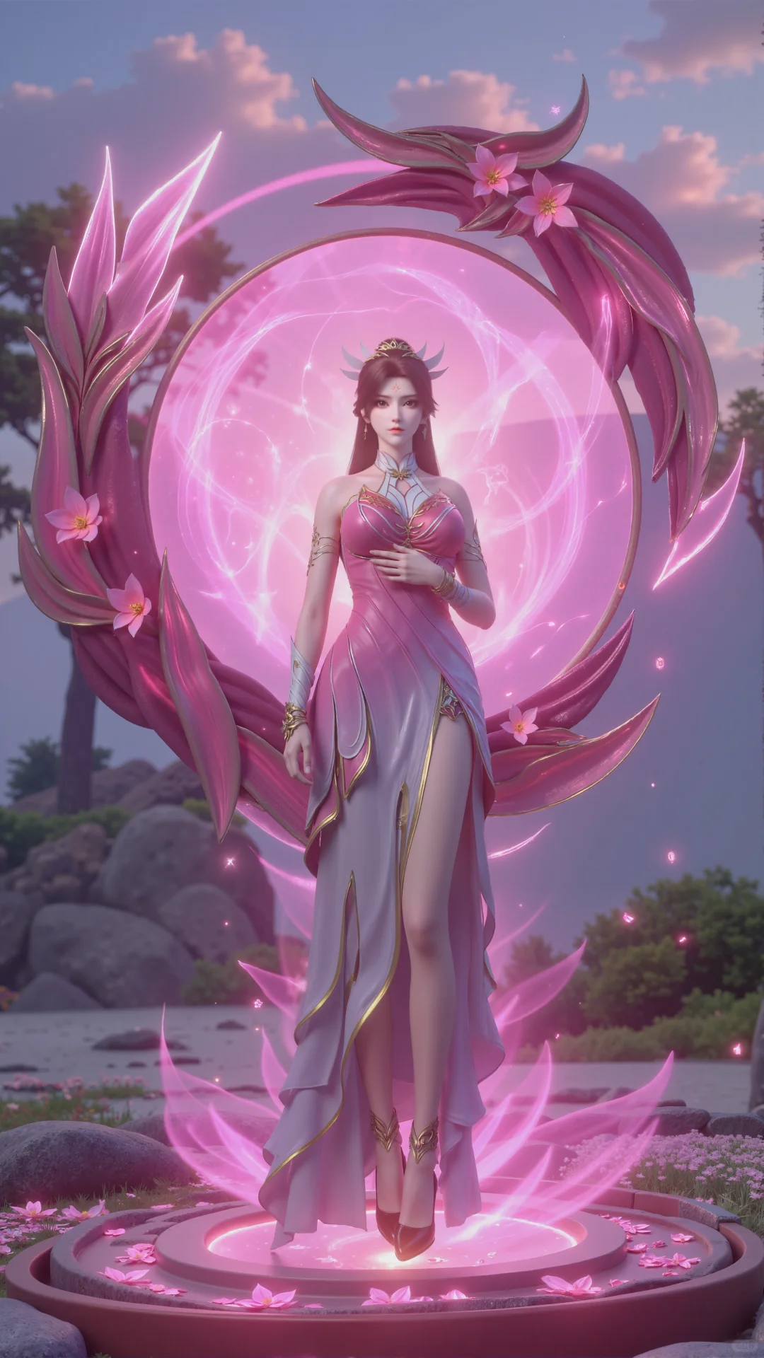 国漫女神《斗破苍穹》花锦