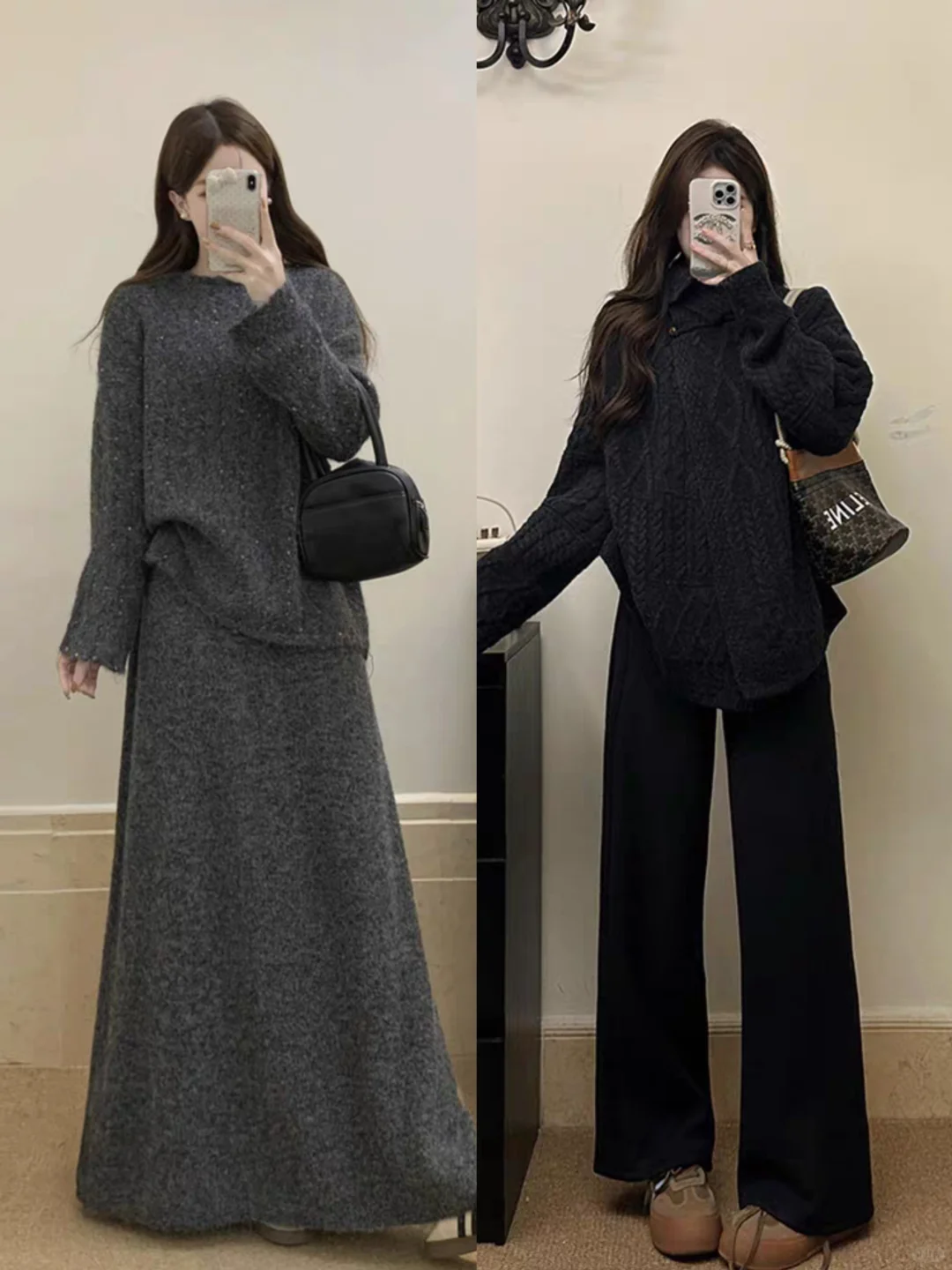 秋冬季女生想走温柔复古风怎么穿搭？