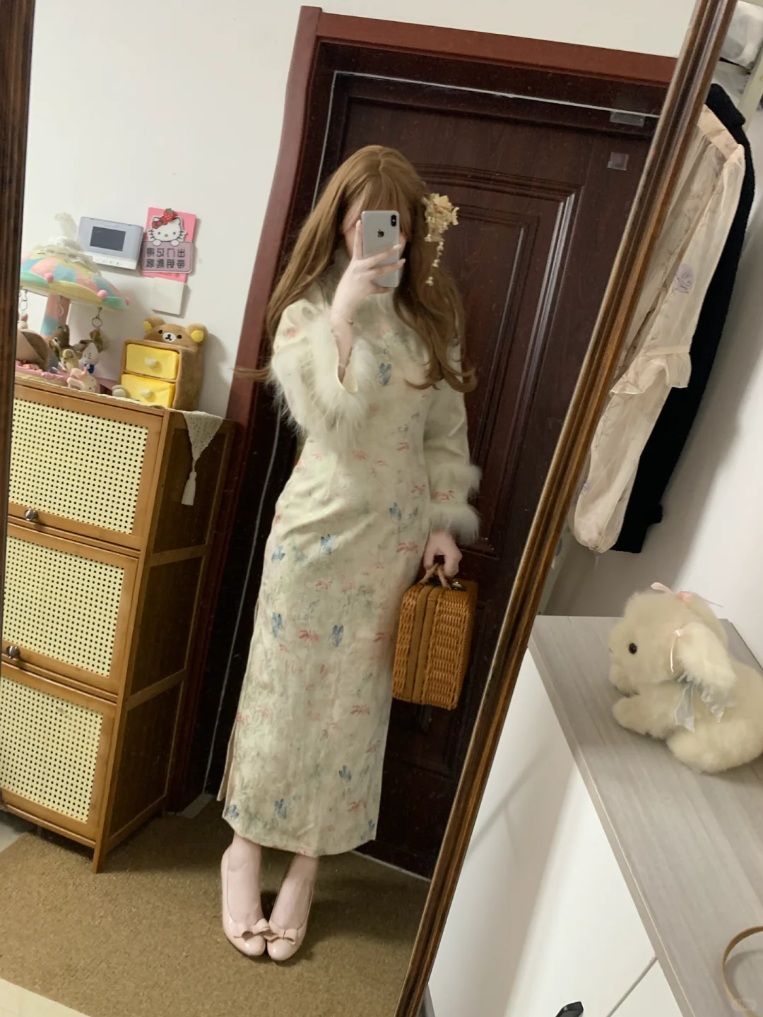 有🔗版 160 120斤 旗袍太适合微胖啦！！！