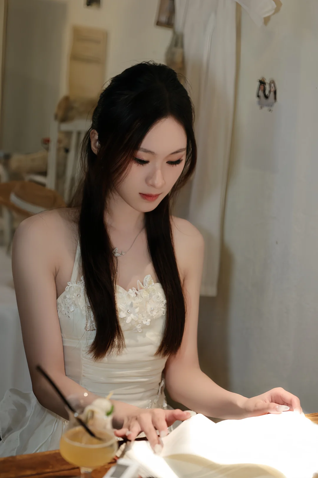 今天是被白纱裹住的温柔｜互勉模特