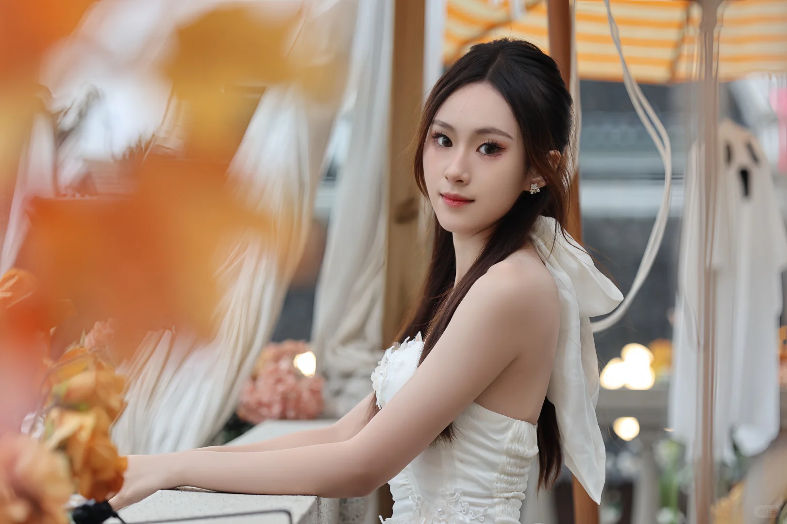 今天是被白纱裹住的温柔｜互勉模特