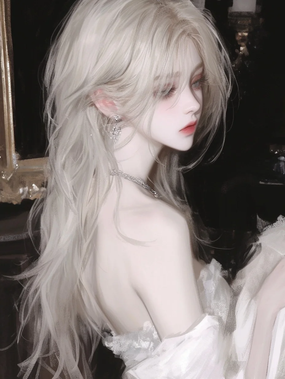 AI跑图分享｜礼服金发女