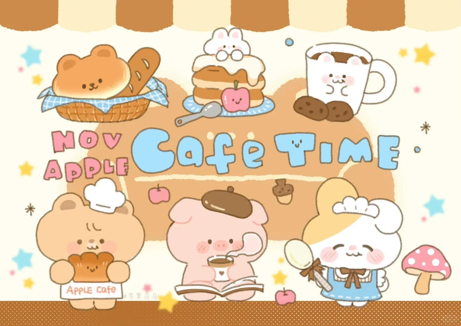 各种小可爱平板电脑壁纸！🍎