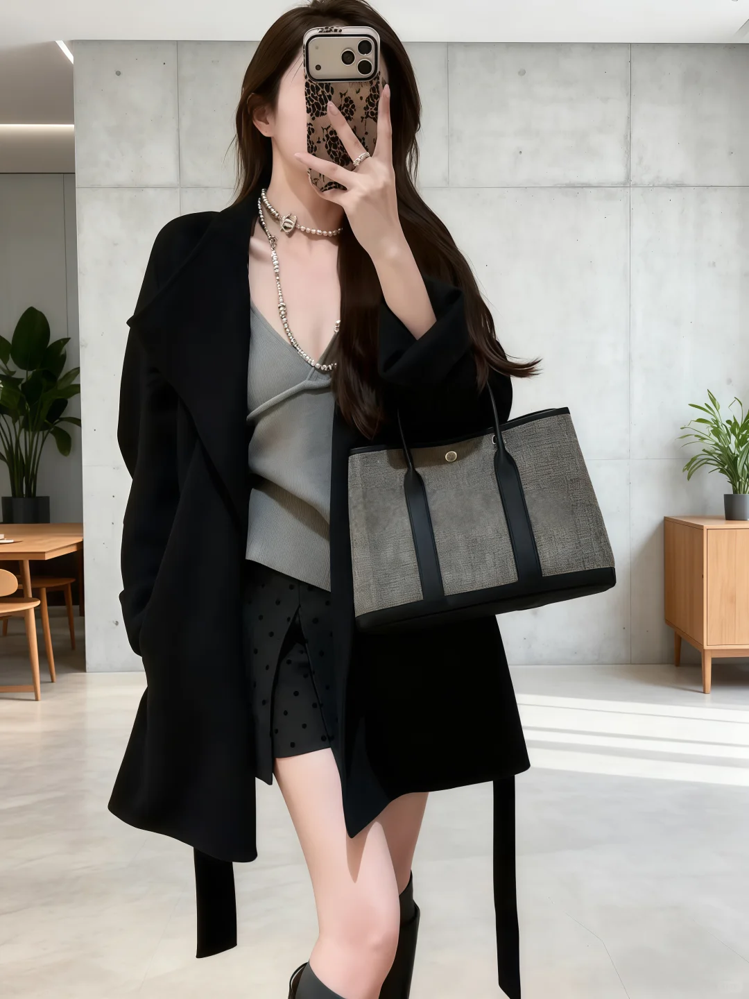 🖤黑灰拽姐穿搭｜又A又欲斩男杀✨