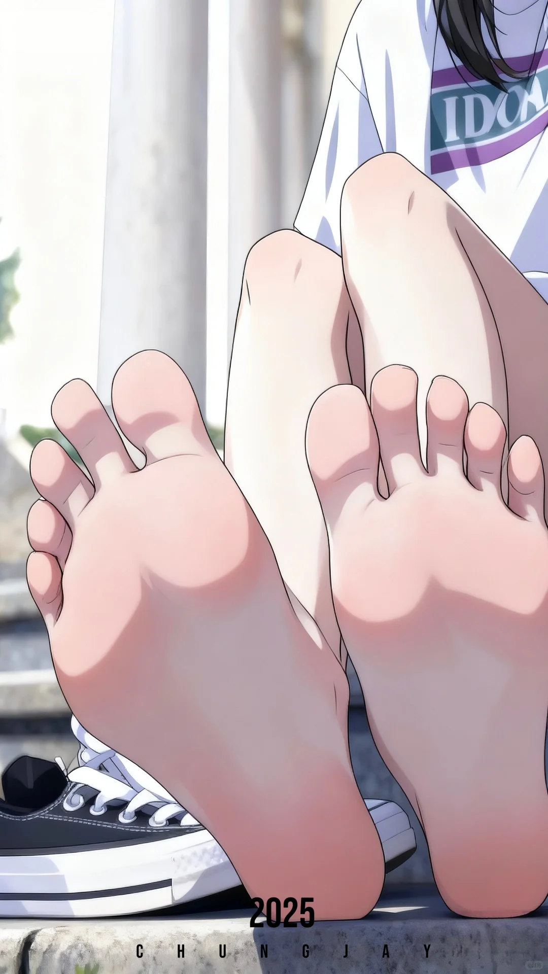 关于动漫中一些玉足的展示和画法