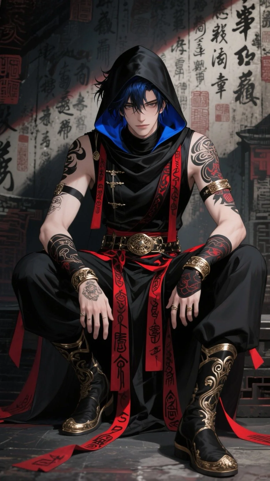 古风男神：暗夜侠影，解锁东方美学新潮流