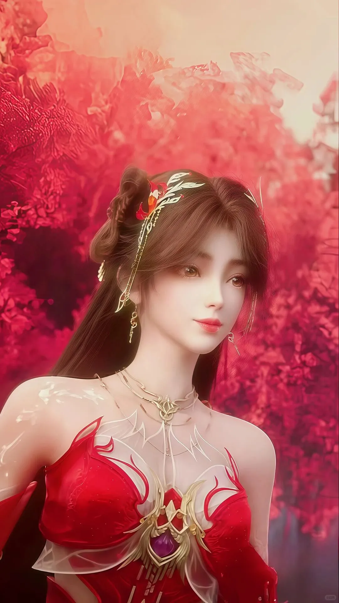 国漫女神火灵儿，上古时期的女神，绝美！！