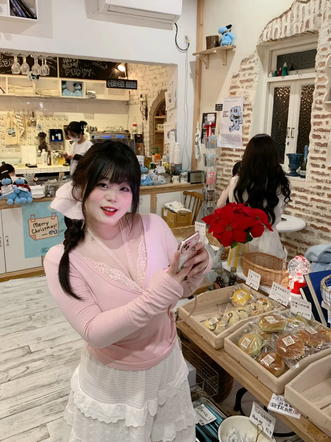 【ootd】150斤真胖女孩的粉色韩系穿搭