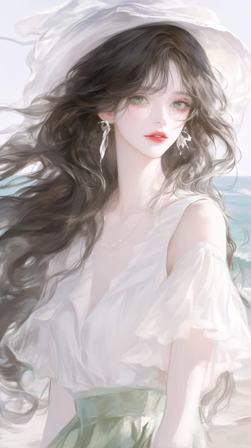 夏天的尾巴海边