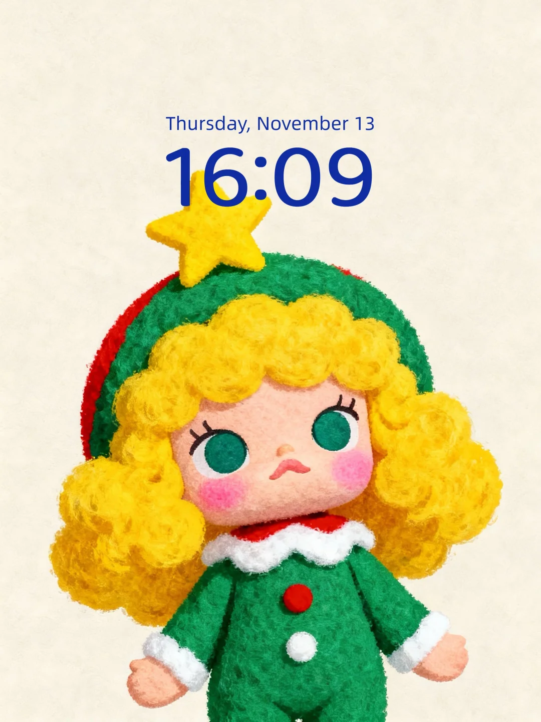 molly古早小众壁纸🎄老电影里的圣诞穿搭