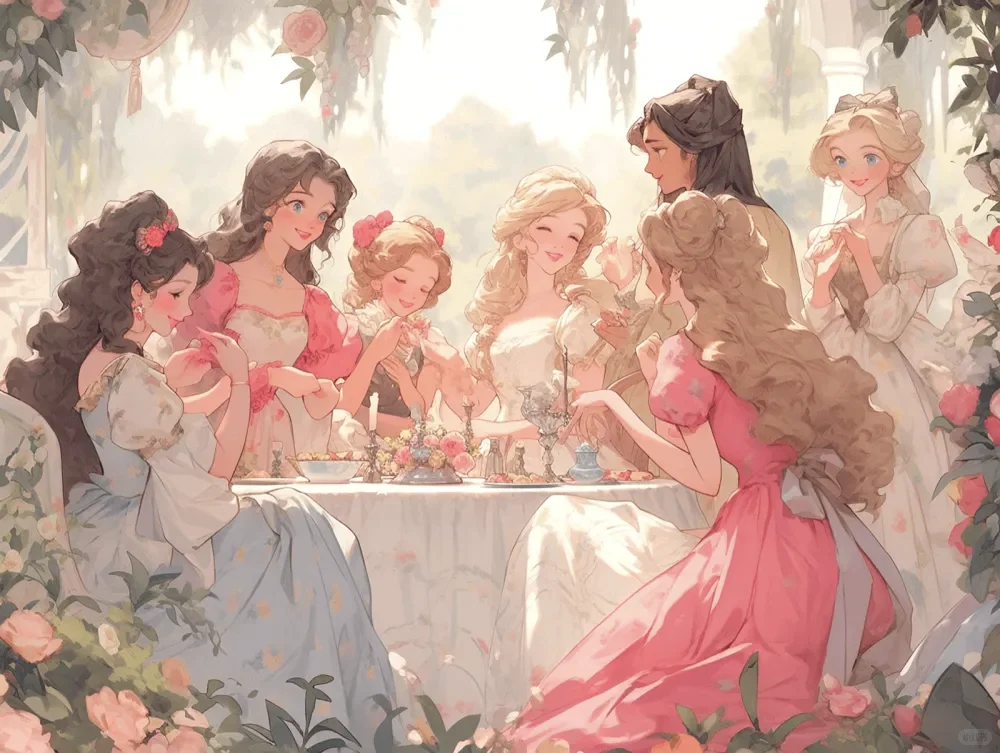 iPad壁纸 | 公主的茶话会🎀