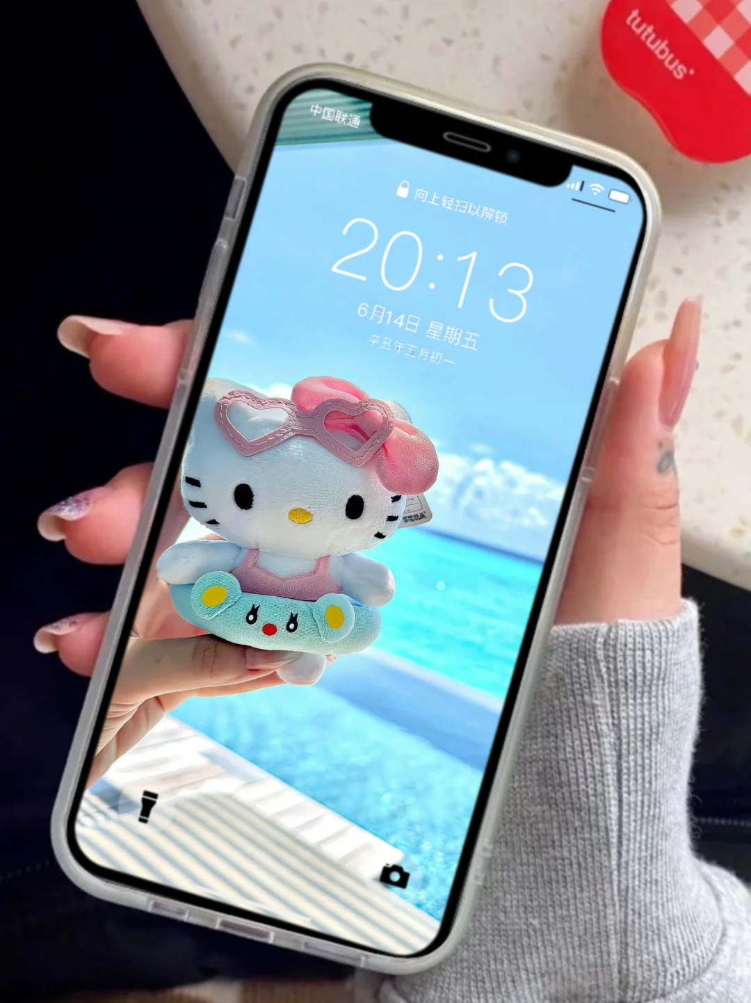 粉雾海｜手机壁纸