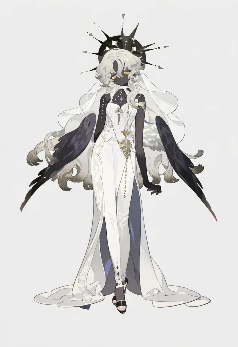 数字造梦季｜黑皮 天使 oc服设 ootd