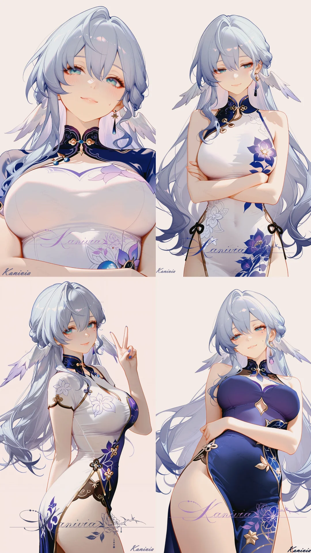 知更鸟小姐的旗袍换装