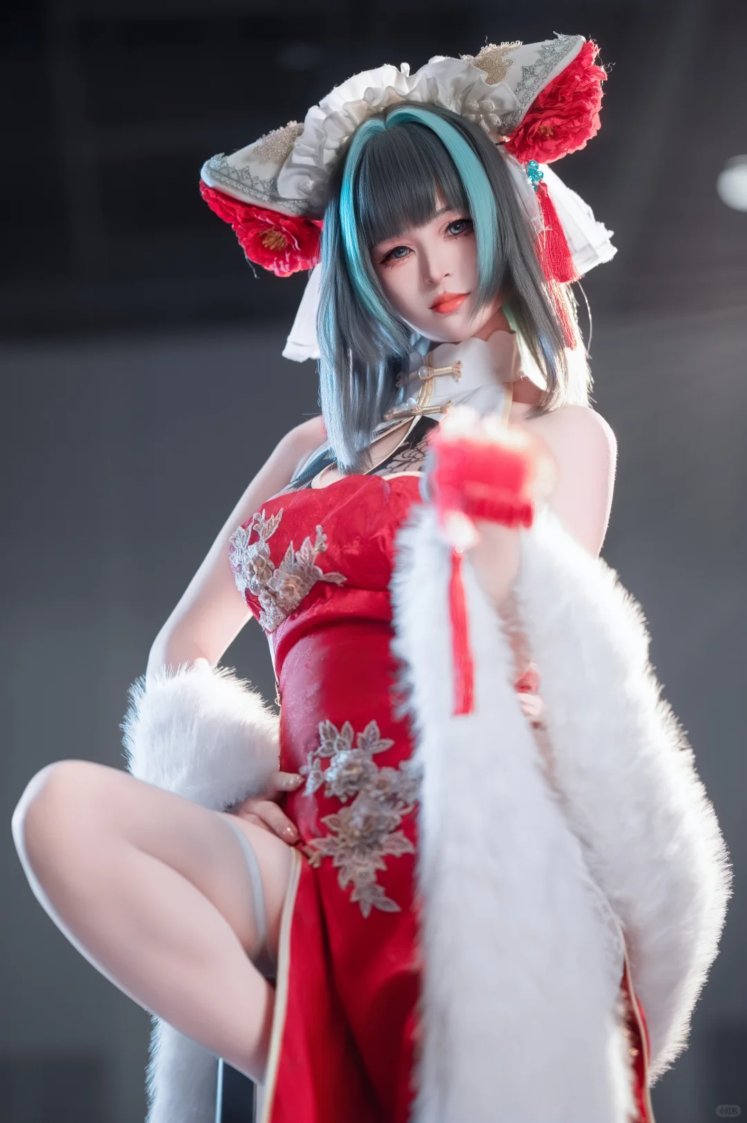 柴郡猫新春旗袍