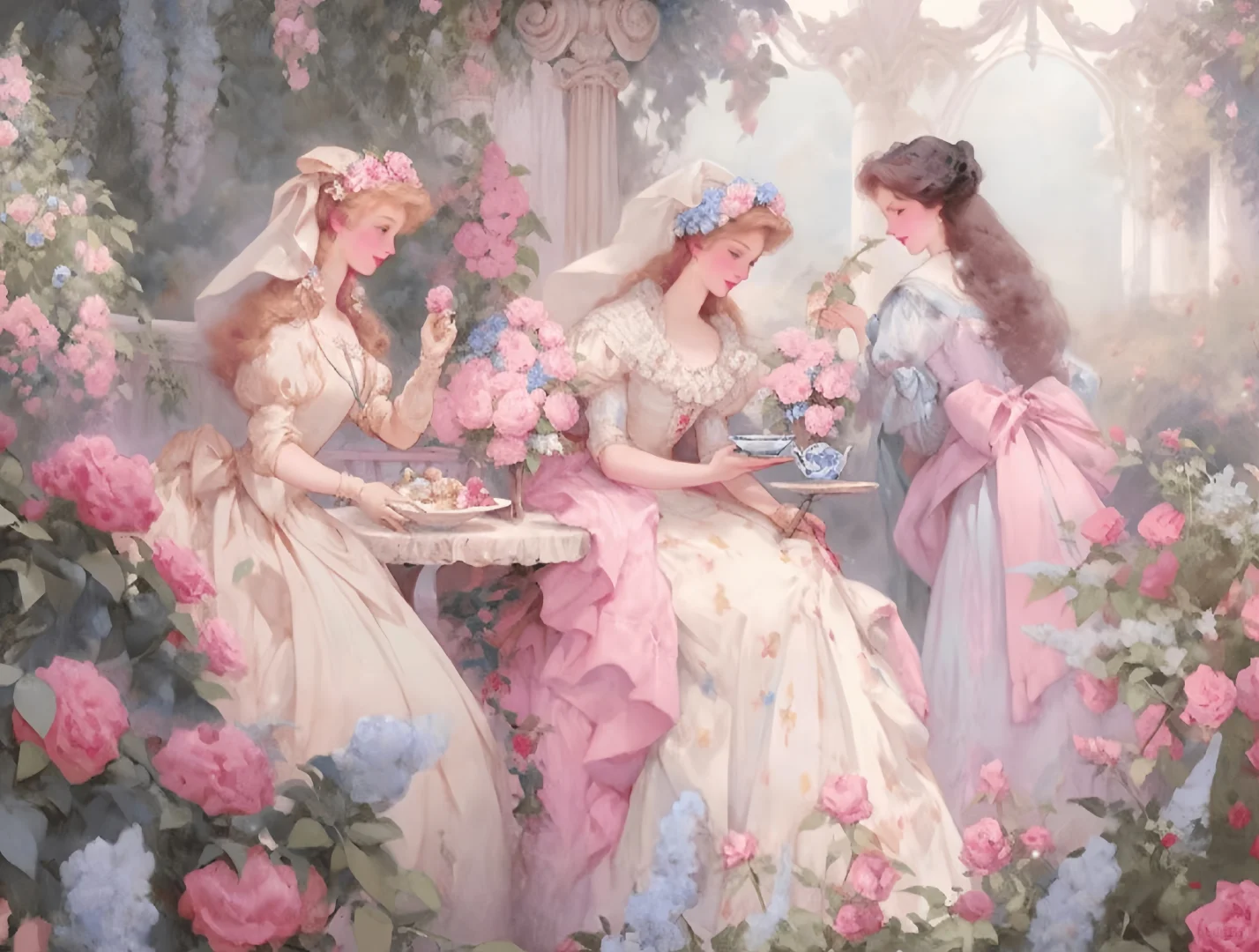 iPad壁纸 | 公主的茶话会🎀