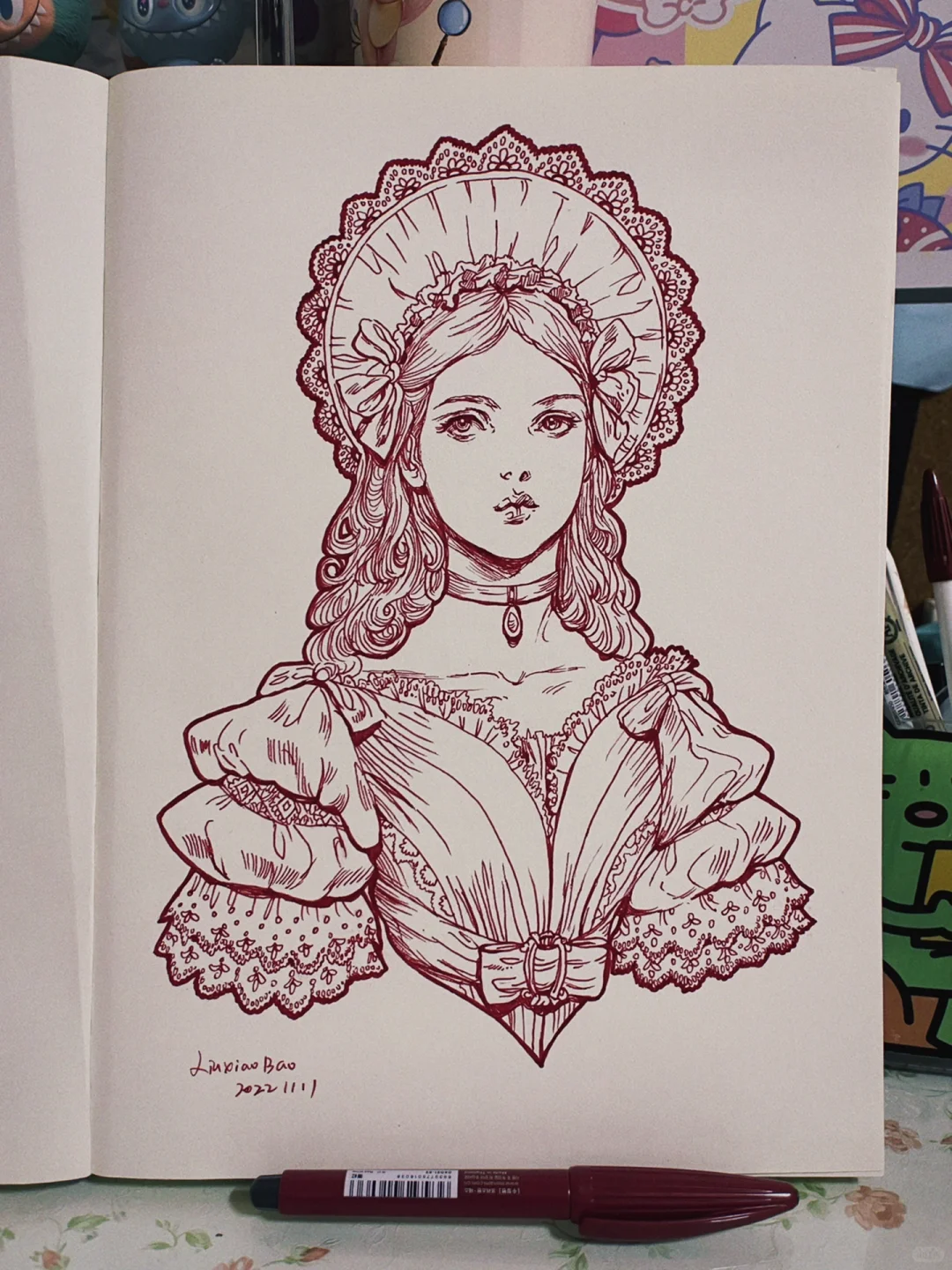 近期线描临摹练习