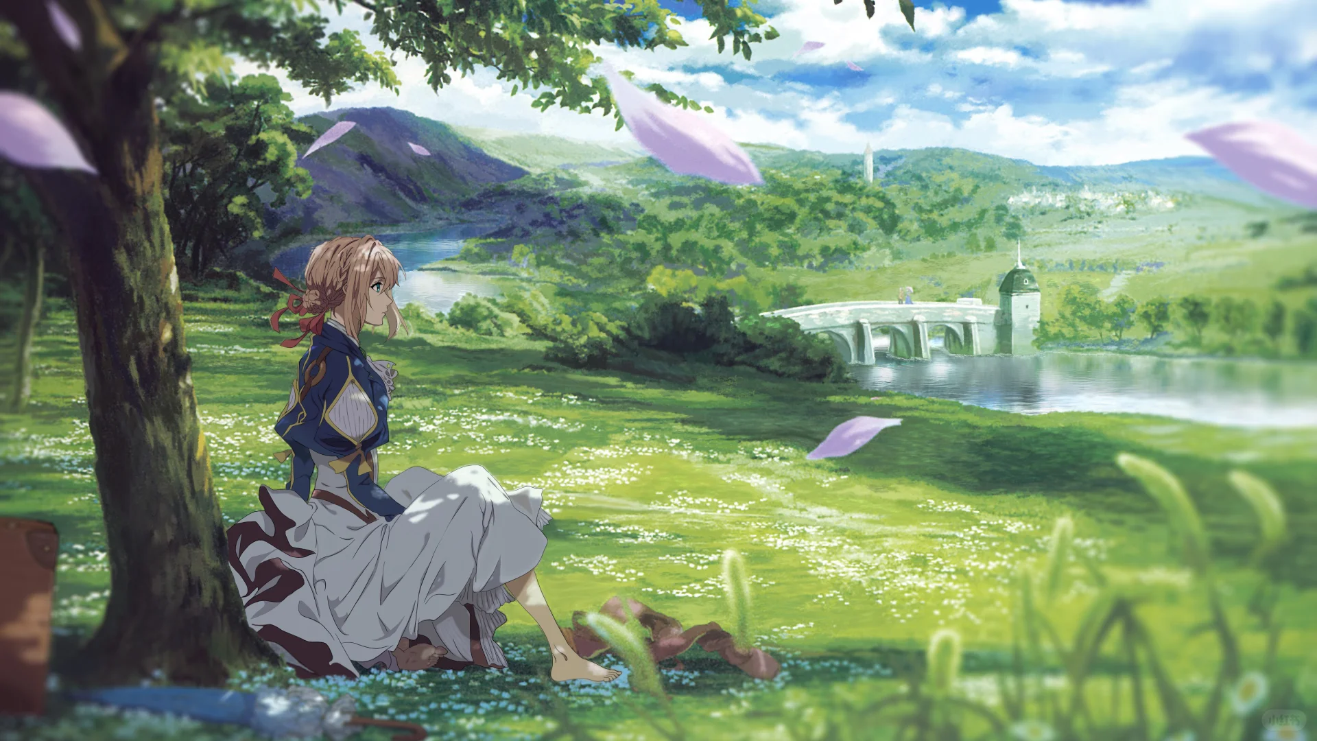 4k超清紫罗兰永恒花园壁纸