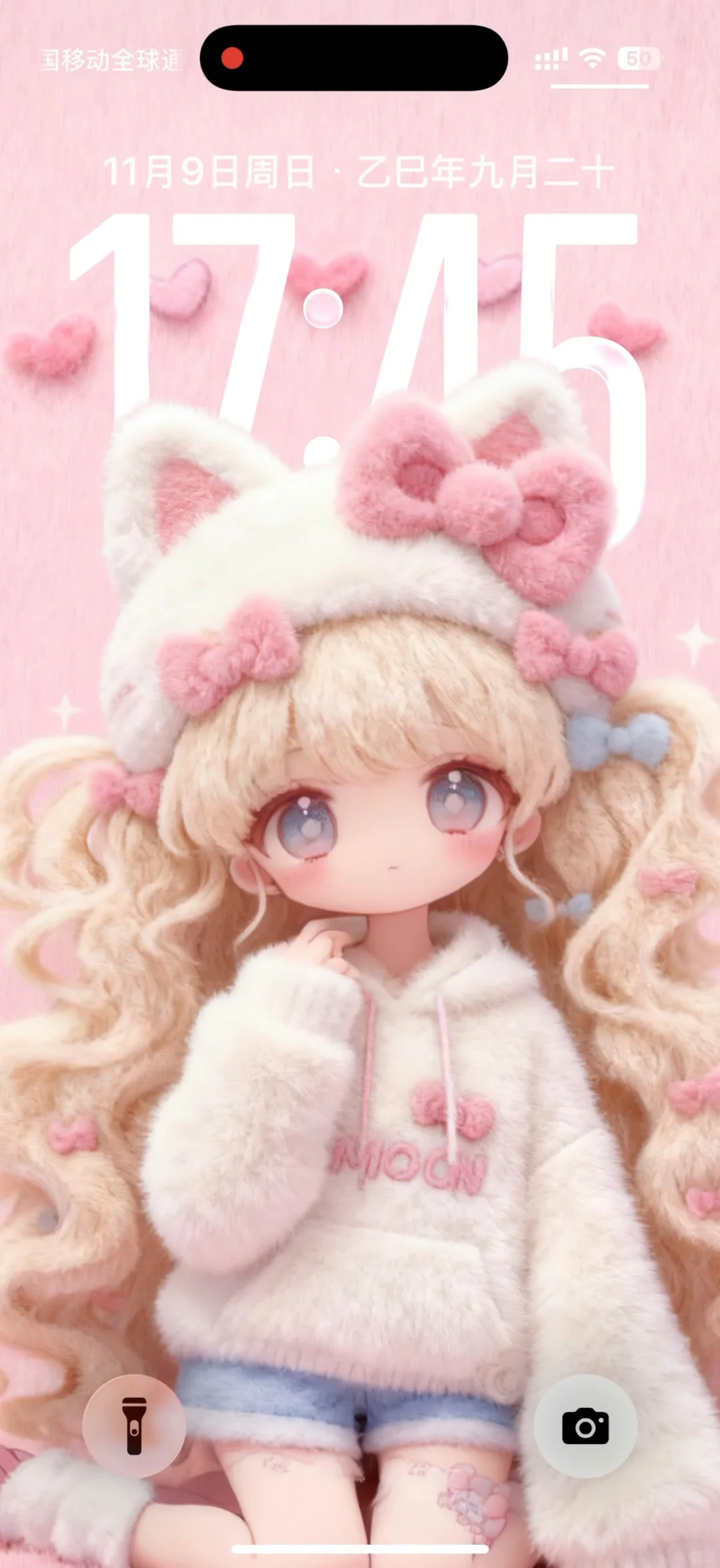 毛绒绒のKitty女孩｜🎀月野兔｜毛茸茸壁纸✨✨