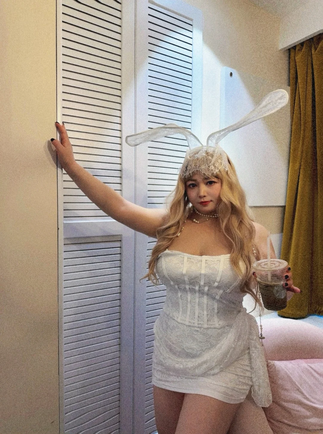 150斤｜超适合万圣节穿的蕾丝兔女郎🐰