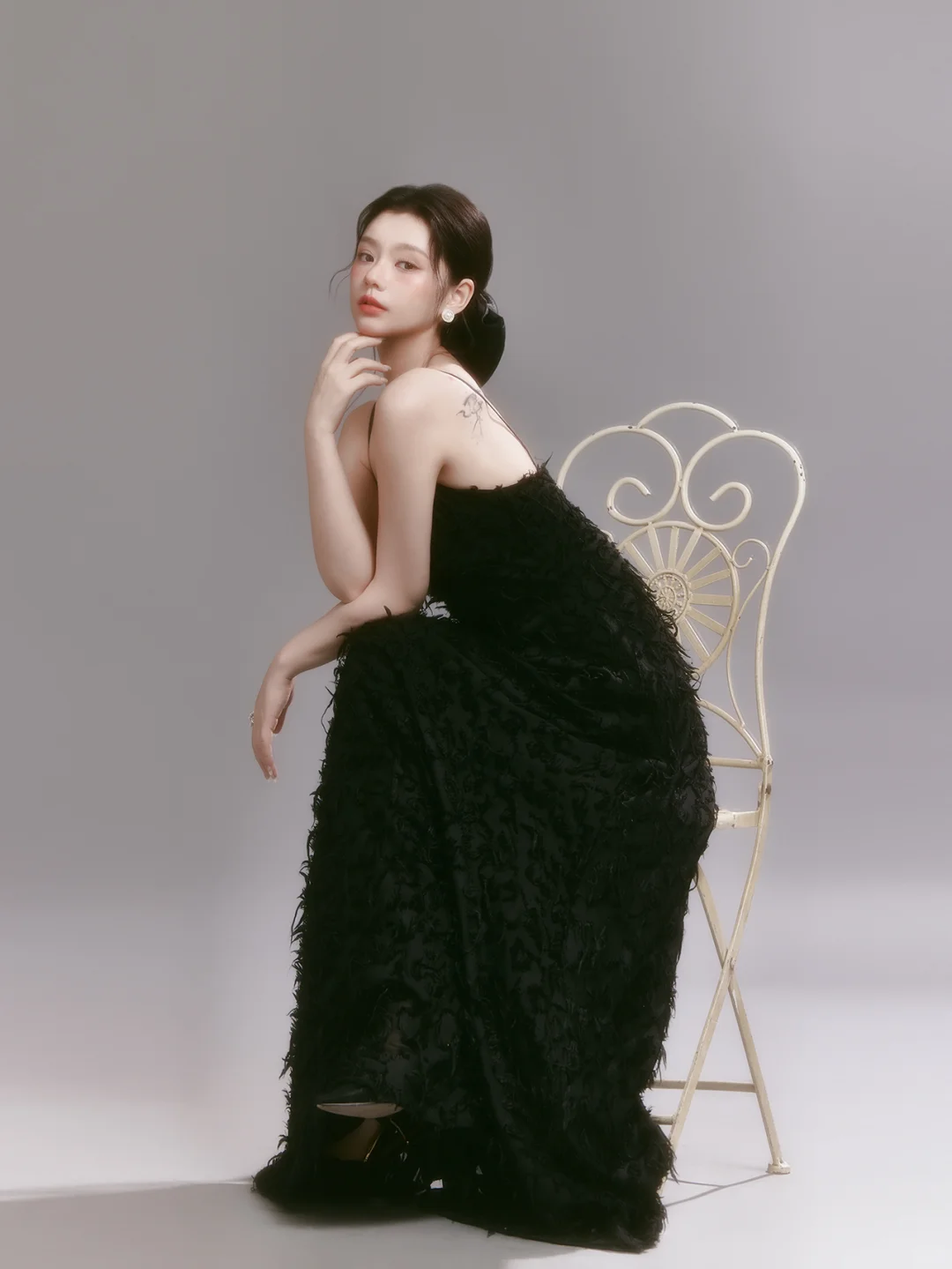 今天是韩系公主～🖤妥妥的富家千金即视感