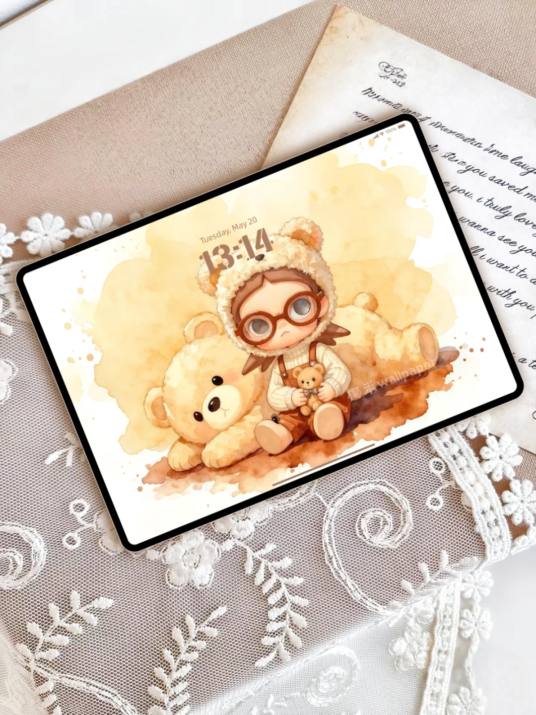 229‖zsiga·治愈小熊🐻‖水彩平板壁纸