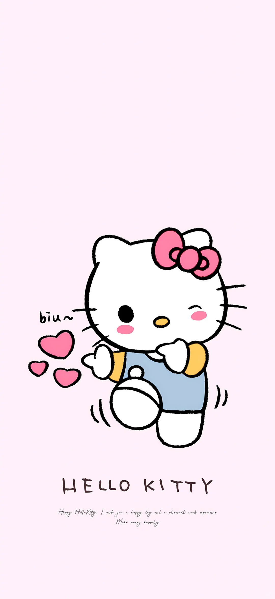 突然被这个壁纸治愈了！Hellokitty❤️