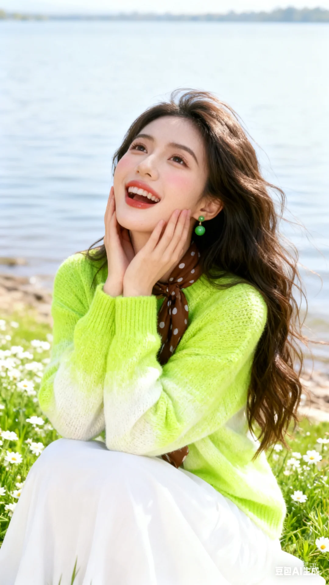 翡翠湖打卡(无成本生成同款指令)