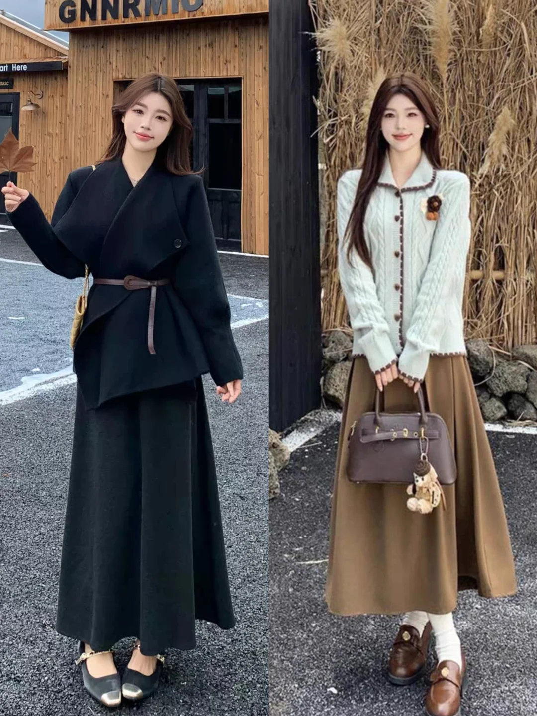 秋冬季女生想走温柔复古风怎么穿搭？