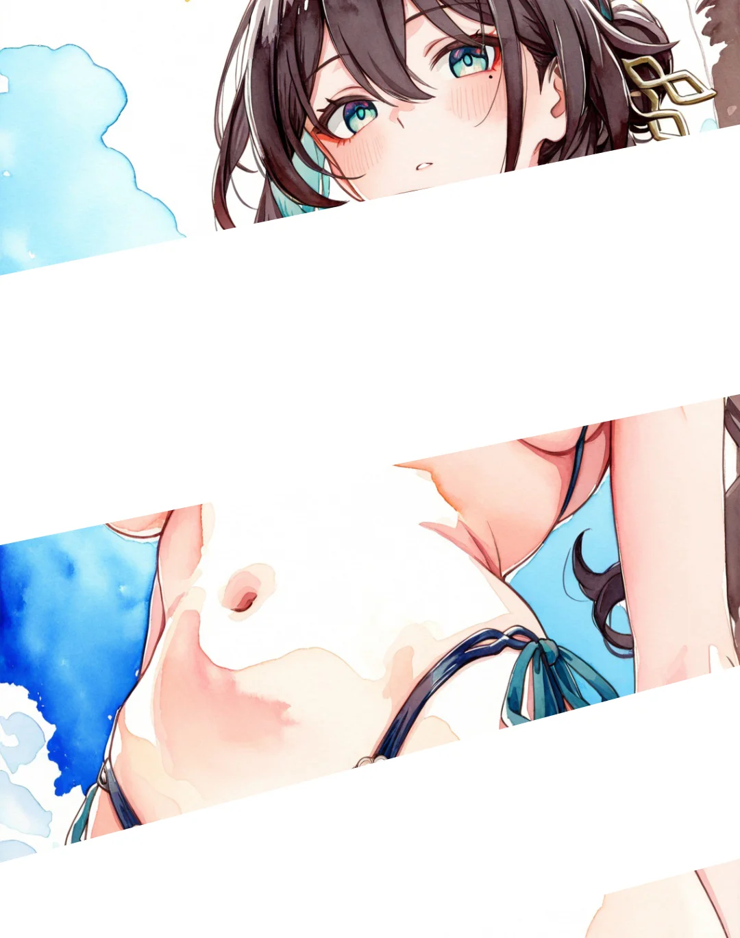 壁纸分享｜阮梅｜泳装｜001