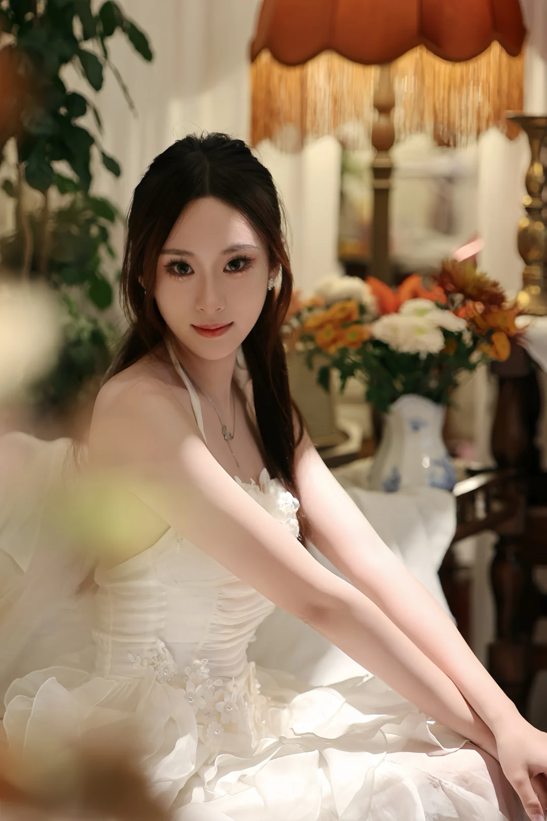 今天是被白纱裹住的温柔｜互勉模特