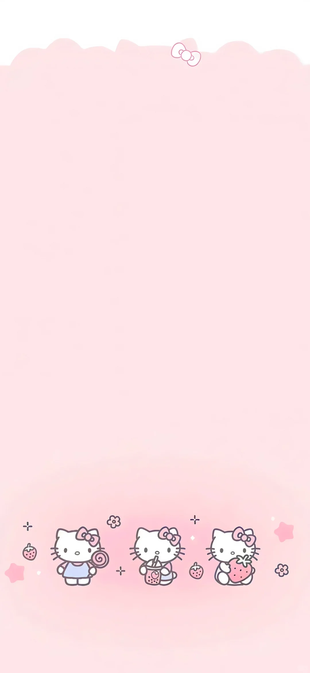 突然被这个壁纸治愈了！Hellokitty❤️