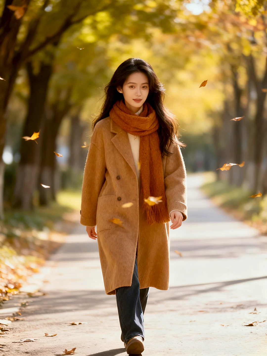 🍂 秋日私语，落叶与光影的浪漫 🌸