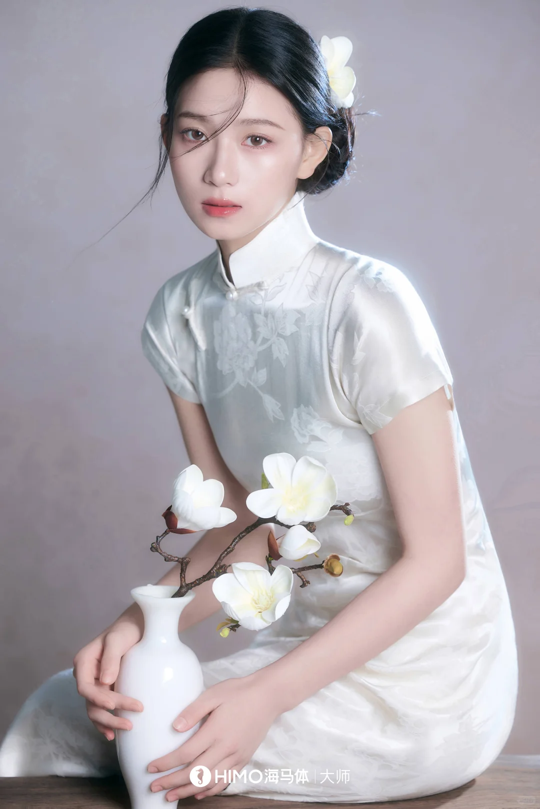 旗袍写真l月色凝脂，是谁家清冷白月光