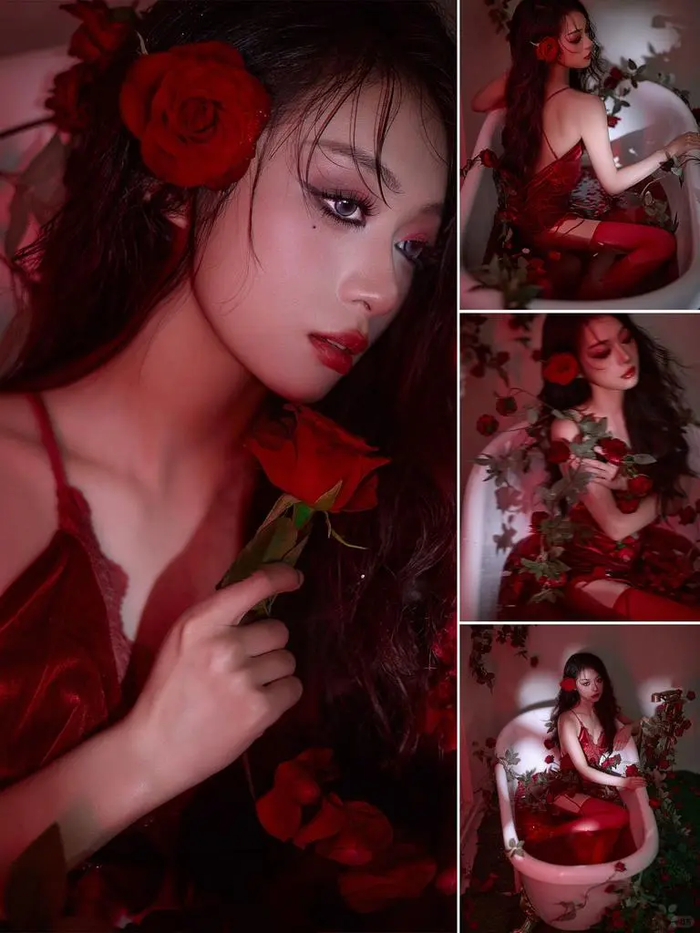 她真的很会拍照啊～胶片大片