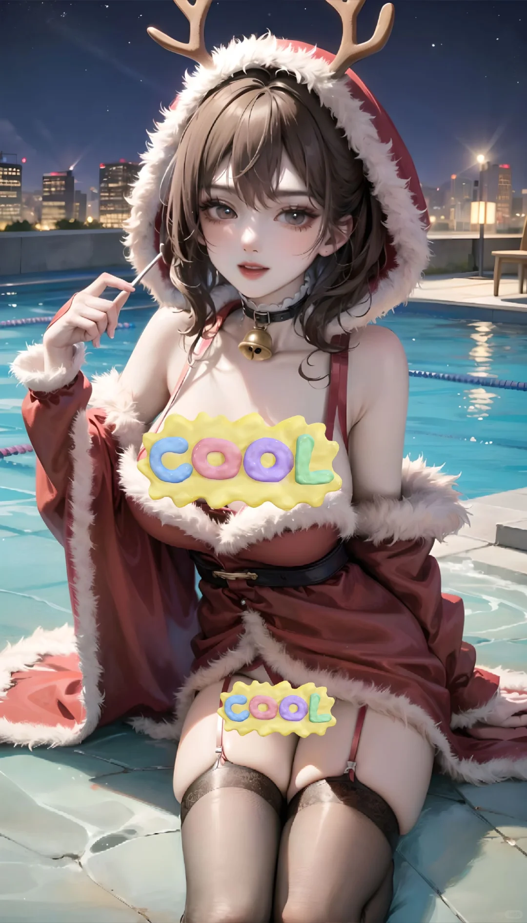 AI绘画之圣诞女友