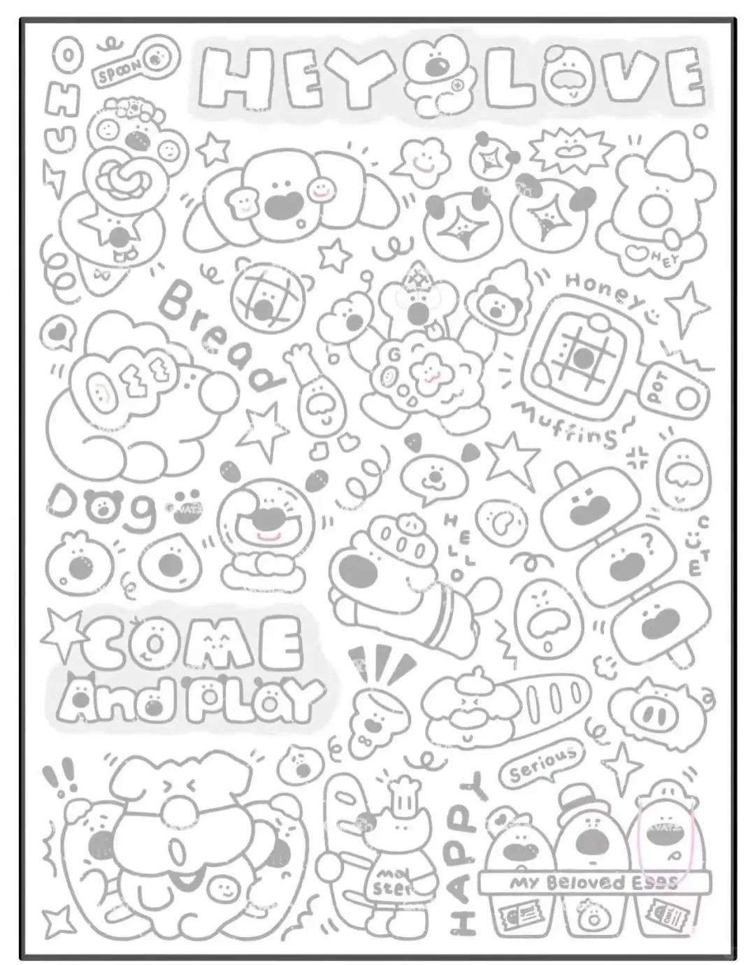 卡通绘画素材分享