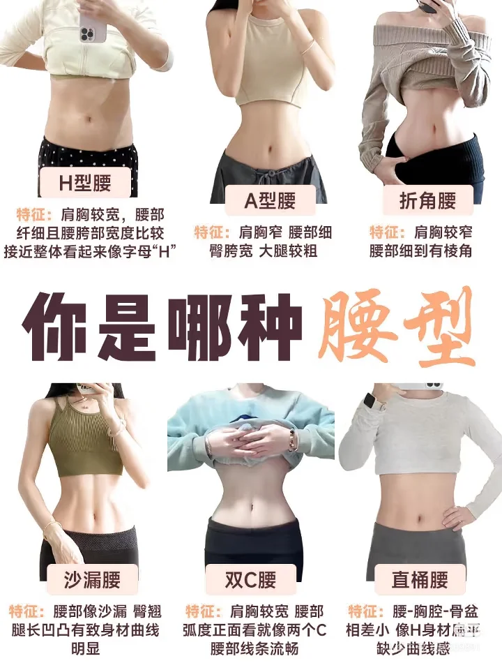 一图读懂你的腰型