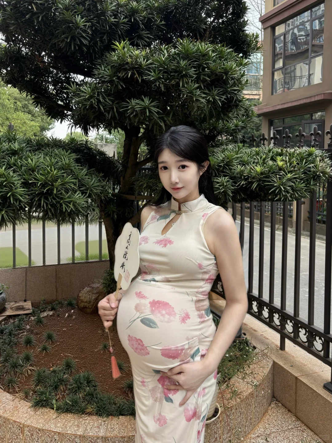 孕晚期体验了一回江南美人小腹婆🤰～
