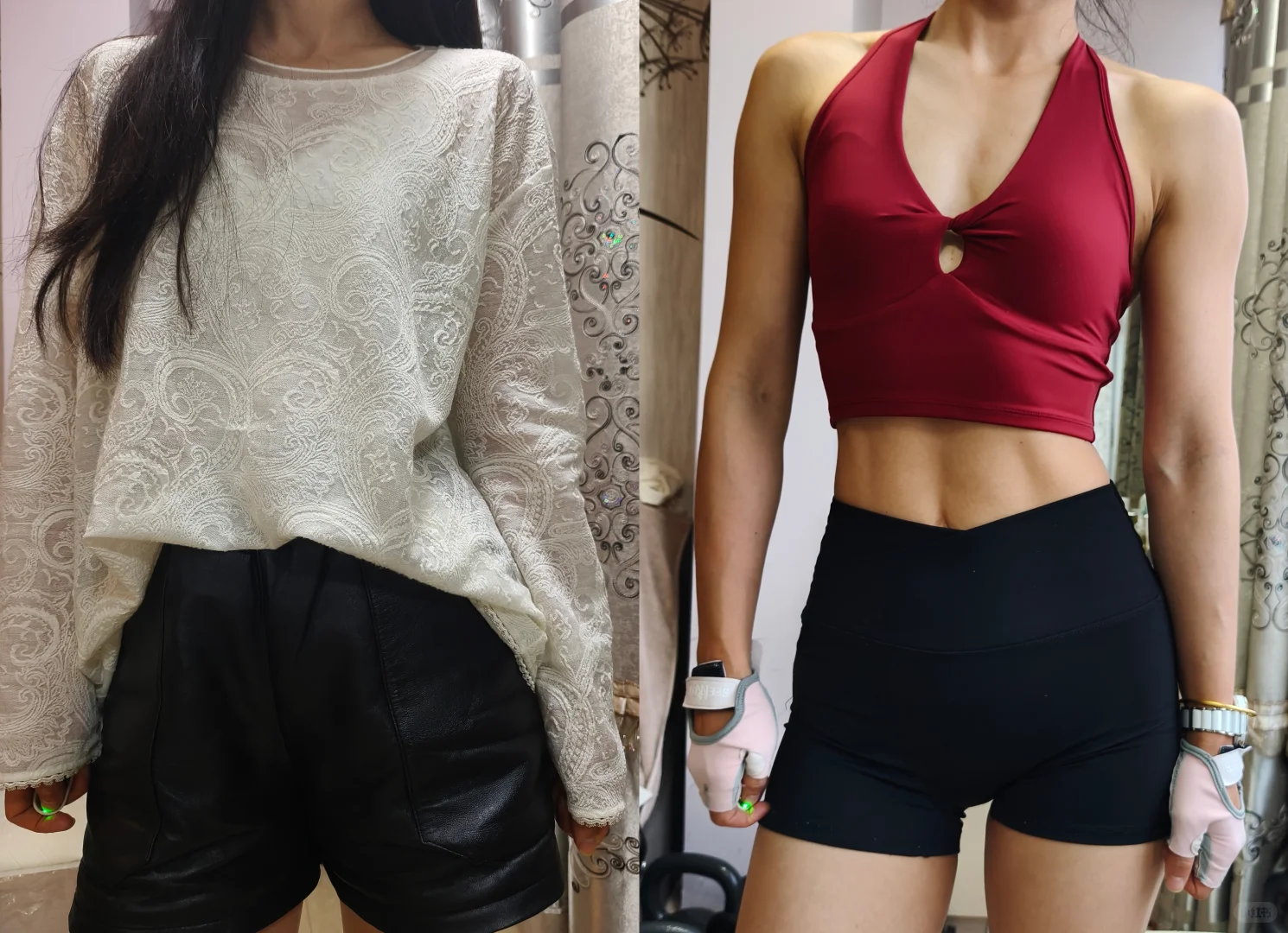 穿上衣服毫无训练痕迹