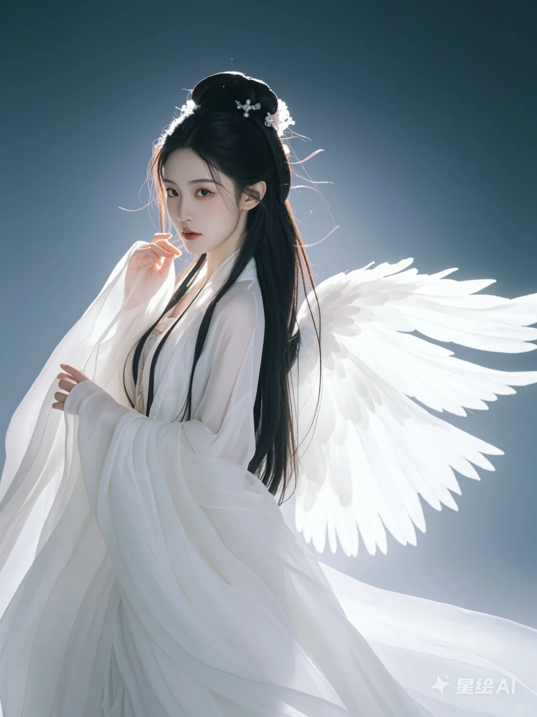 黑发天使｜数字写真