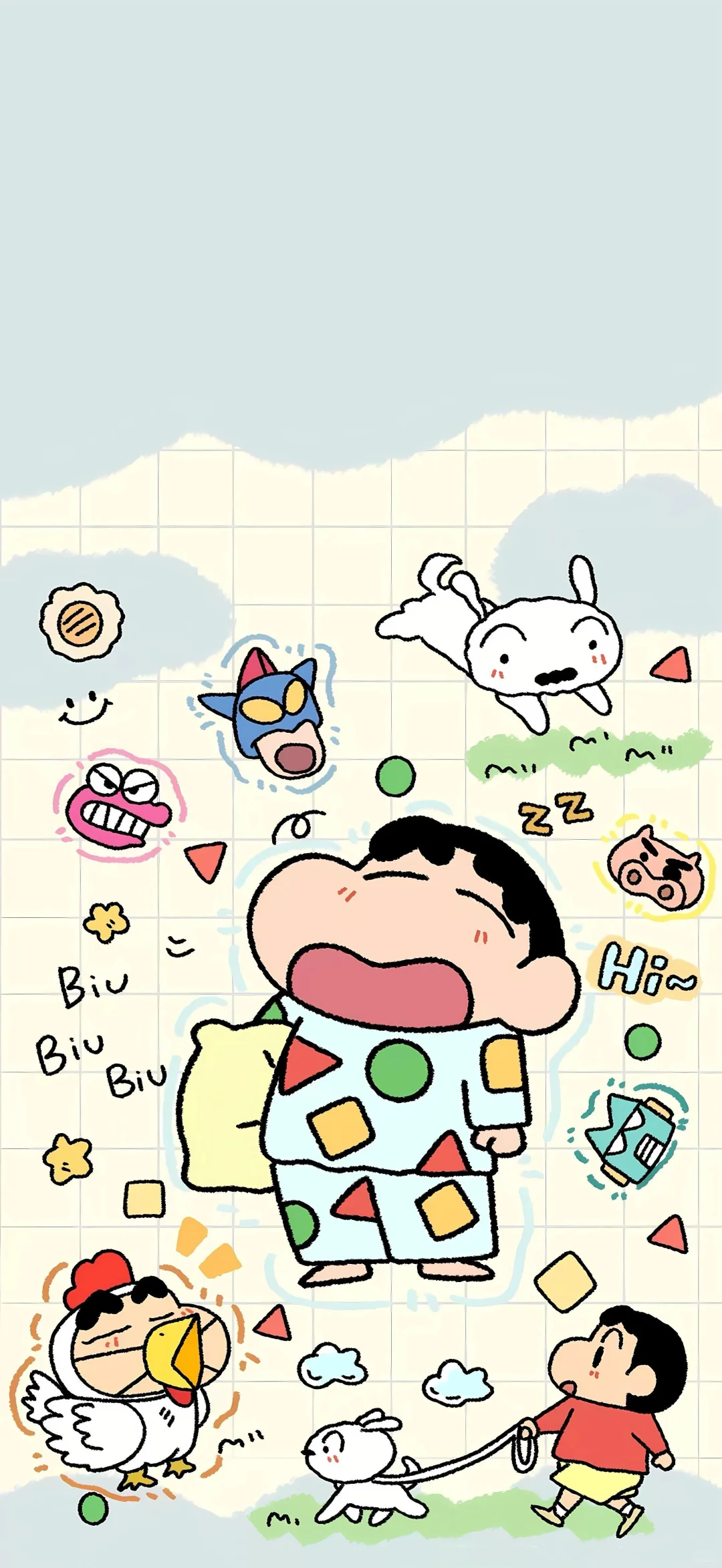 ✨壁纸|春日部野原新之助🍑壁纸